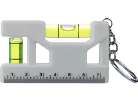 Schlüsselanhänger Wasserwaage Indira aus recyceltem ABS