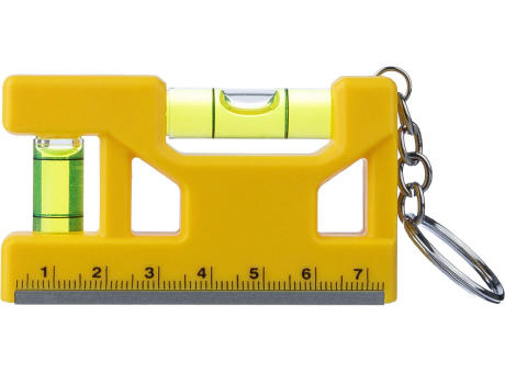 Schlüsselanhänger Wasserwaage Indira aus recyceltem ABS