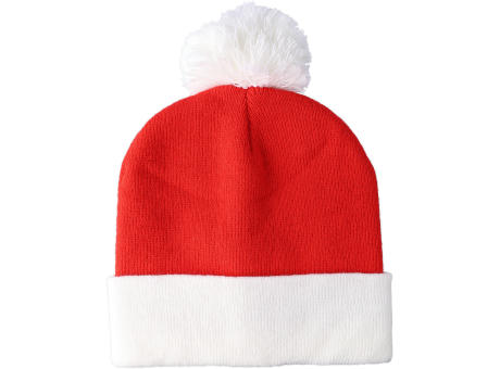 Acrylgestrickte Weihnachtsmütze Eleni