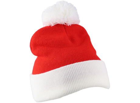 Acrylgestrickte Weihnachtsmütze Eleni