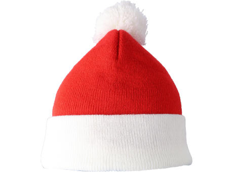 Acrylgestrickte Weihnachtsmütze Eleni