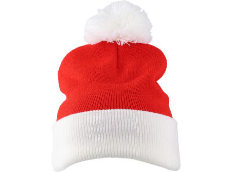 Acrylgestrickte Weihnachtsmütze Eleni