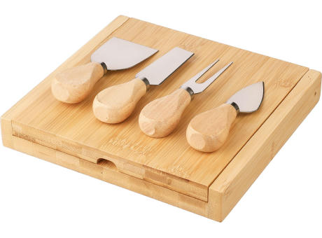 Käsebrett aus Bambus Zea