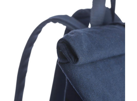 Rolltop-Rucksack Thaddeus aus recyceltem Poly-Baumwollgewebe (330 g/m2)