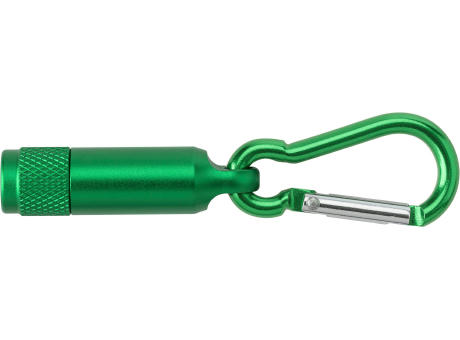 Mini-Taschenlampe aus Aluminium mit Karabiner Tracy