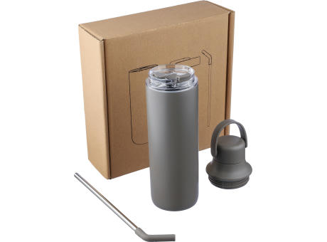 Doppelwandige Edelstahl-Trinkflasche (500 ml) Omari