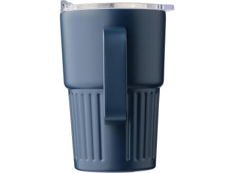 Recycelter Edelstahl-Reisebecher mit doppelter Wand (450 ml) von Calo