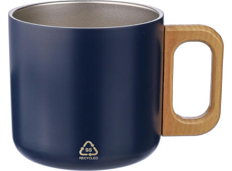 Doppelwandiger Becher aus recyceltem Edelstahl 400 ml Dwight