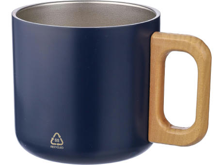 Doppelwandiger Becher aus recyceltem Edelstahl 400 ml Dwight