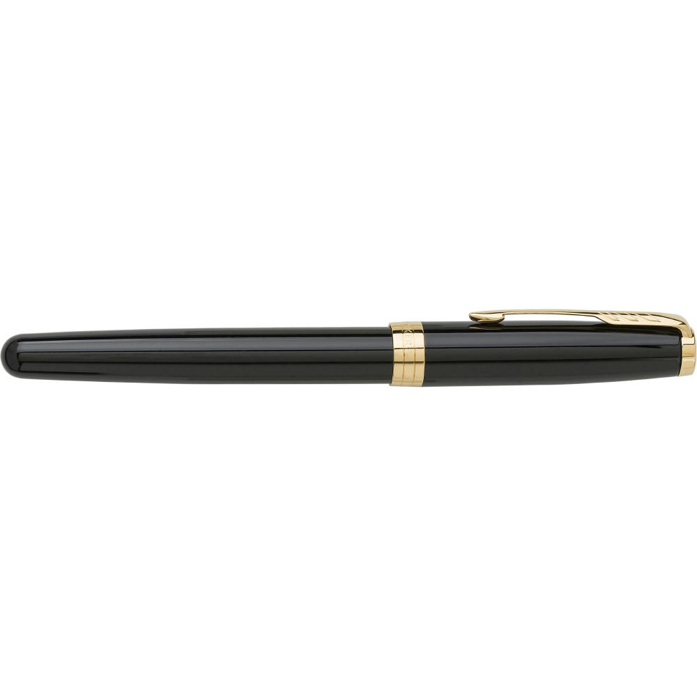 Parker Sonnet Tintenroller | Goldfarbene Zierelemente