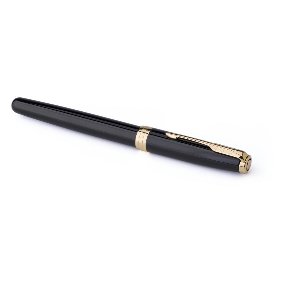 Parker Sonnet Tintenroller | Goldfarbene Zierelemente
