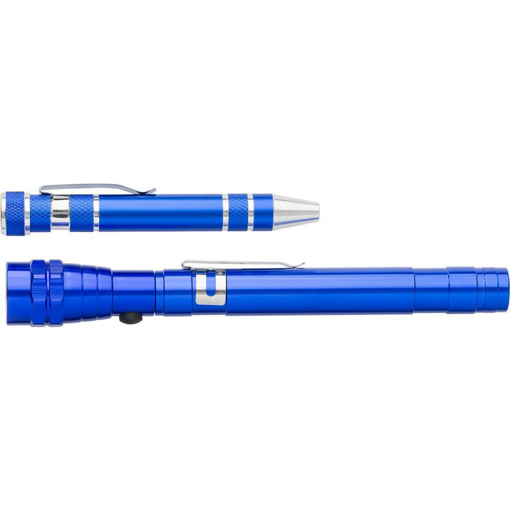 Taschenlampe und Schraubendreher Olivia | Aluminium | 2-in-1