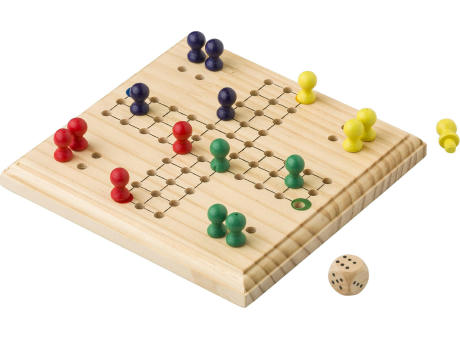 Ludo-Spiel aus Holz Yasir