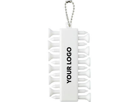 Golftee-Set Aveline aus recyceltem ABS