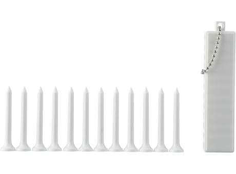 Golftee-Set Aveline aus recyceltem ABS