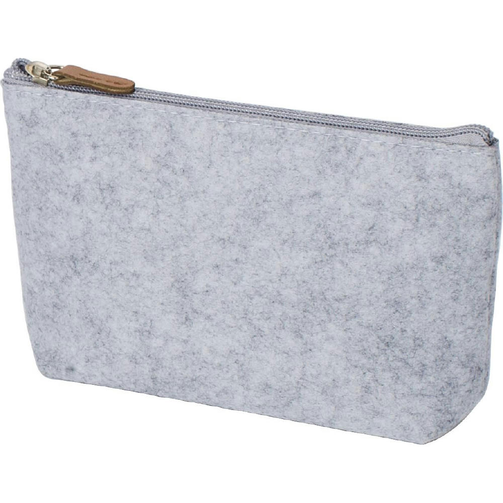 Kosmetiktasche Lucy | Filz | Kunstleder-Details
