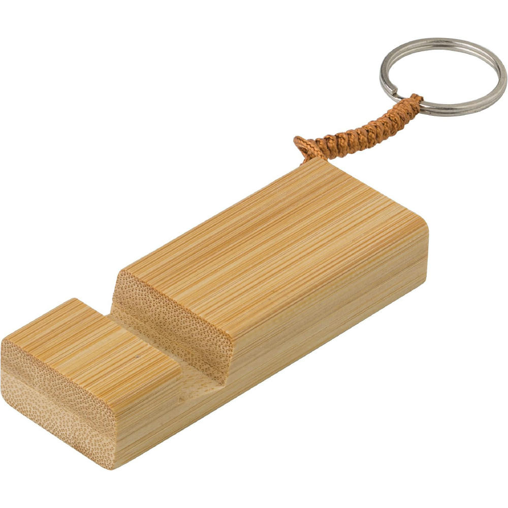 Schlüsselring-Handyhalter Kian | Bambus