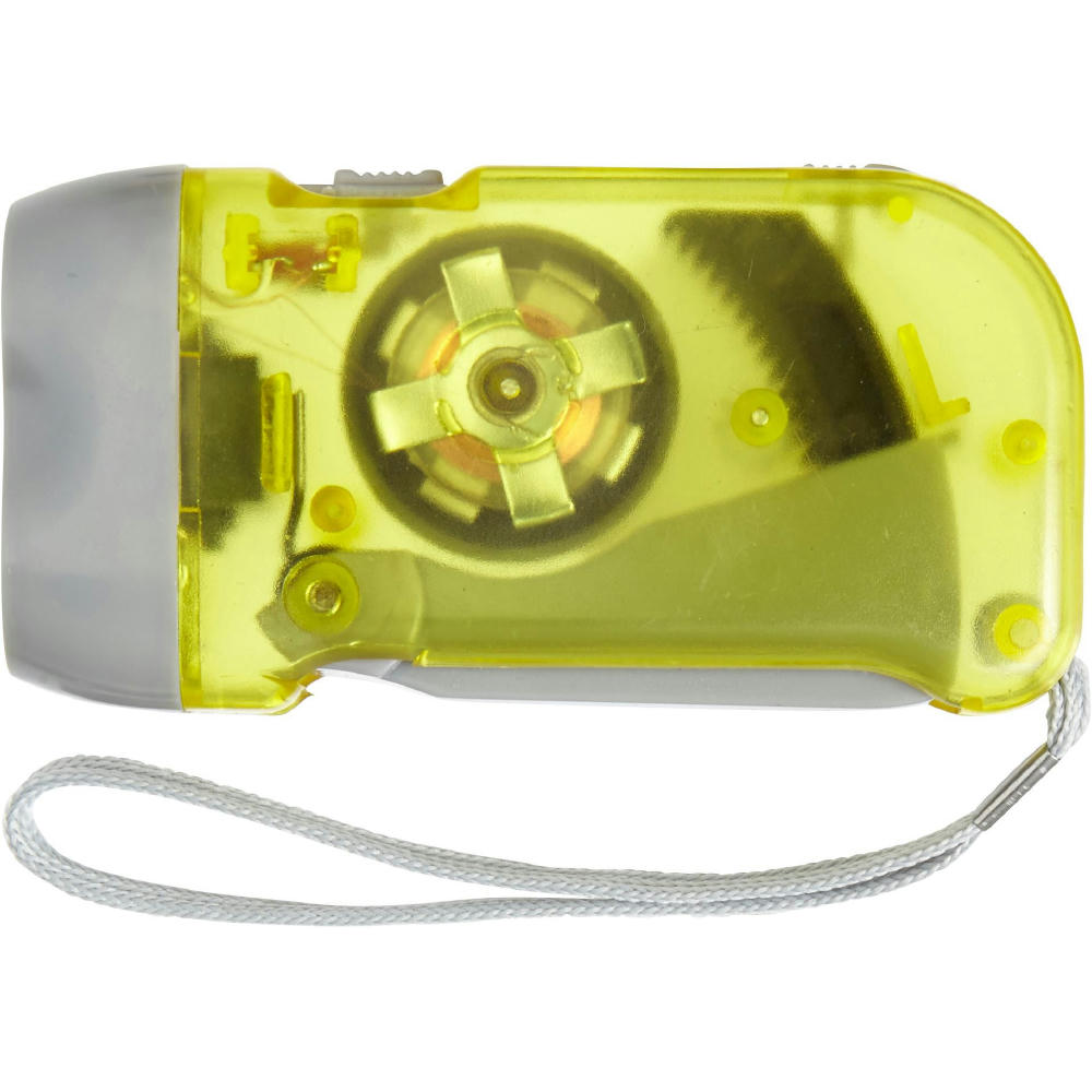LED-Dynamotaschenlampe aus Kunststoff Tristan
