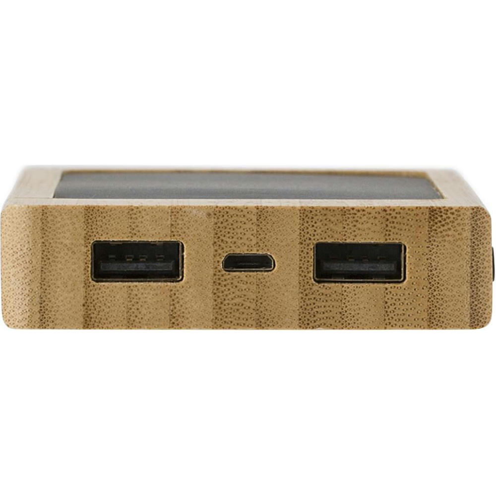Powerbank Joan | Bambus | Solar | 8000 mAh