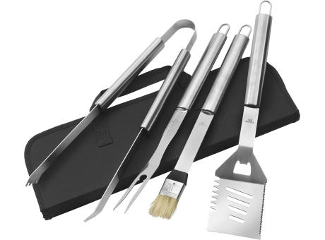 Grillbesteck aus Edelstahl Silas