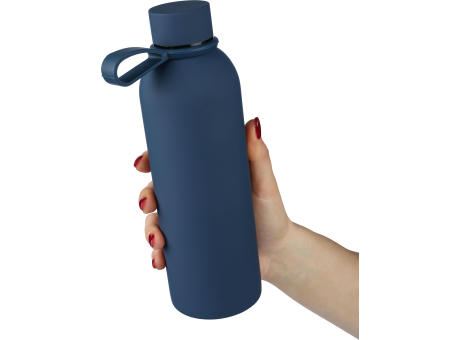 Doppelwandige Trinkflasche aus recyceltem Edelstahl (500 ml) Sena