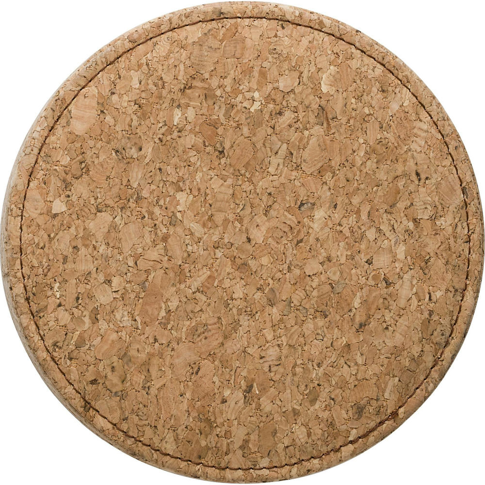 Weinset aus PU mit Korkoptik Milana