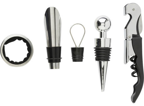 Weinset aus PU mit Korkoptik Milana