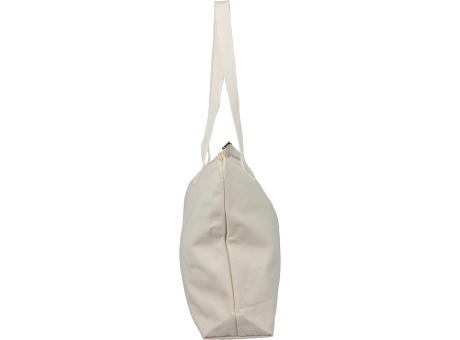 Tragetasche aus recyceltem Polycotton (330 g/m2) Malina