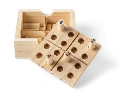 Mini-Sudoku-Set aus Kiefernholz Kenza
