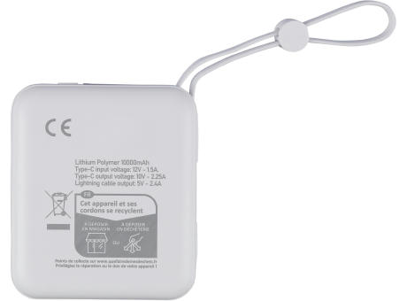 Recycelte ABS-Powerbank Jona