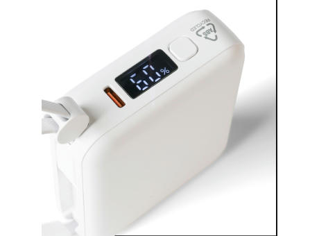 Recycelte ABS-Powerbank Jona