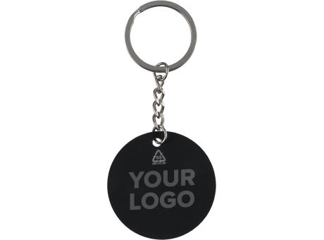 Schlüsselanhänger in Form eines Fußballs aus recyceltem Edelstahl von Ciro