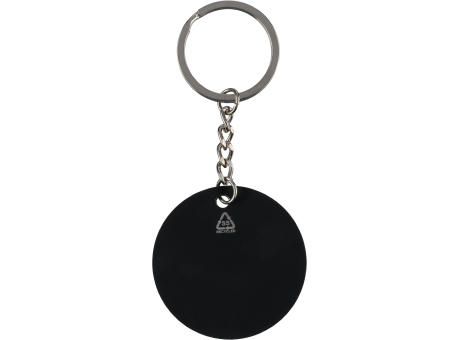 Schlüsselanhänger in Form eines Fußballs aus recyceltem Edelstahl von Ciro