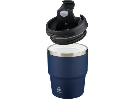 Recycelter Edelstahl-Becher mit doppelter Wand (175 ml) Oli