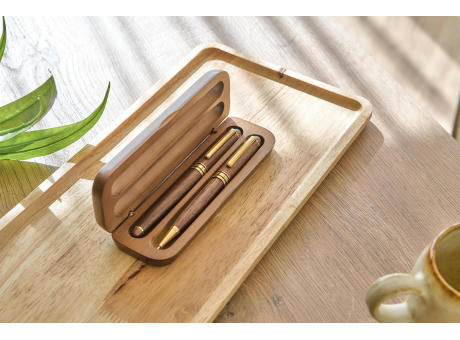 Walnussholz-Stiftset Adelina