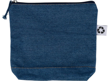 Kosmetiktasche aus recyceltem Denim Orin