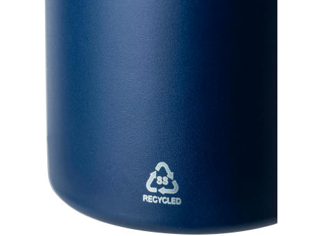 Recycelte doppelwandige Edelstahlflasche (600 ml) Mace