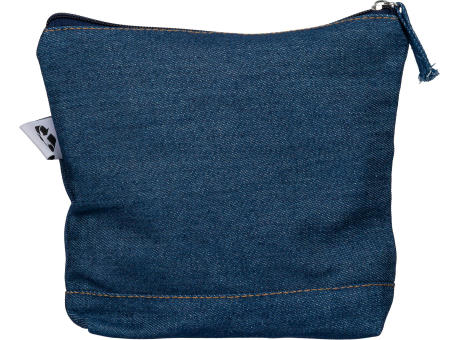 Kosmetiktasche aus recyceltem Denim Orin