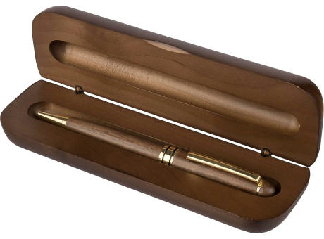 Walnussholz-Drehkugelschreiber Noa