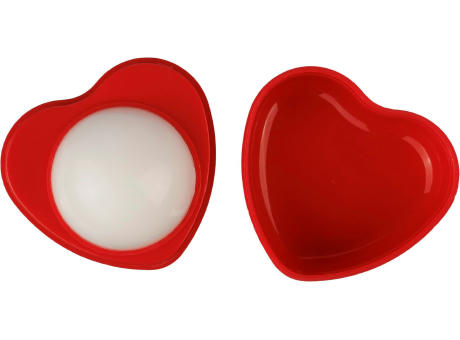 PP-Lippenbalsam-Dose in Herzform Ilja