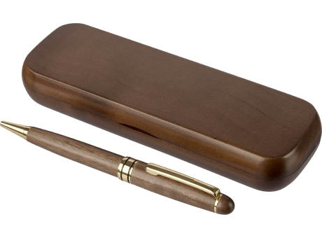 Walnussholz-Drehkugelschreiber Noa