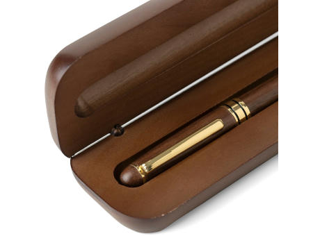 Walnussholz-Drehkugelschreiber Noa