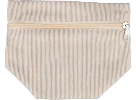 Kosmetiktasche aus Cord mit Reißverschluss Tia