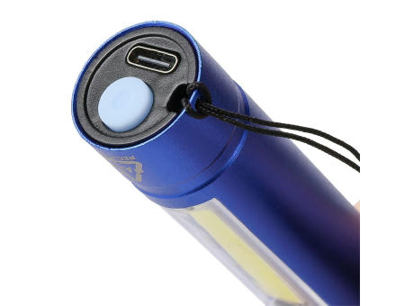 Taschenlampe aus recyceltem Aluminium COB Sami