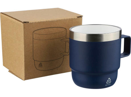 Recycelter Edelstahl-Becher mit doppelter Wand (180 ml) Lilia