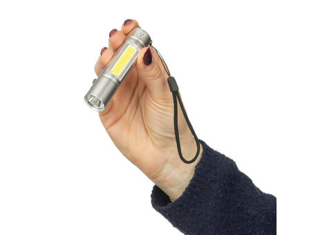 Taschenlampe aus recyceltem Aluminium COB Sami
