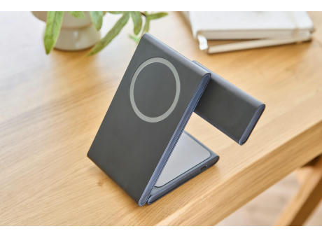 Recyceltes ABS 3-in-1 magnetisches kabelloses Ladegerät Valerio