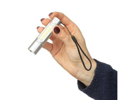 Taschenlampe aus recyceltem Aluminium COB Sami