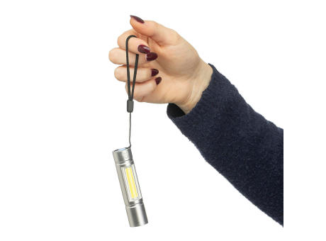 Taschenlampe aus recyceltem Aluminium COB Sami