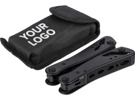 Schwarzes Aluminium-Multitool Ariane